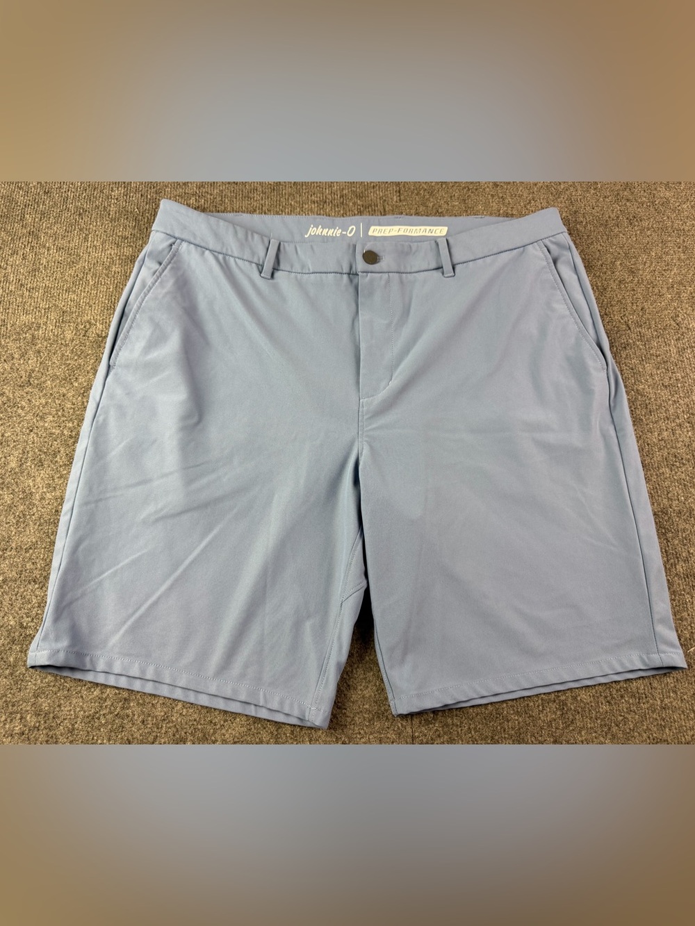 Johnnie-O Prep-Formance Mens Flat Front Performance 9' Shorts Size 38